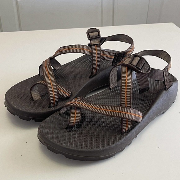 Men’s Chaco Sz 15 Medium Width Brown Hiking Strap Sandals Shoes Vibram main image 11